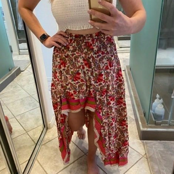 🆕️ Boho Floral Print Long Skirt - Picture 5 of 7